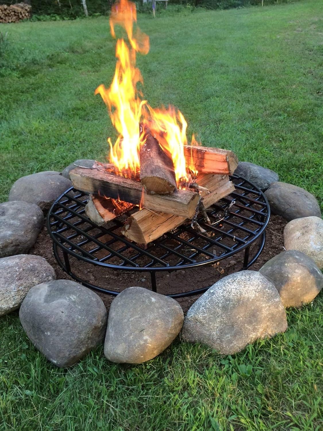 28 Inch Diameter Heavy Duty Steel Fire Pit Grate Y717