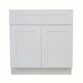 White Shaker Sink Base Cabinet Q33971