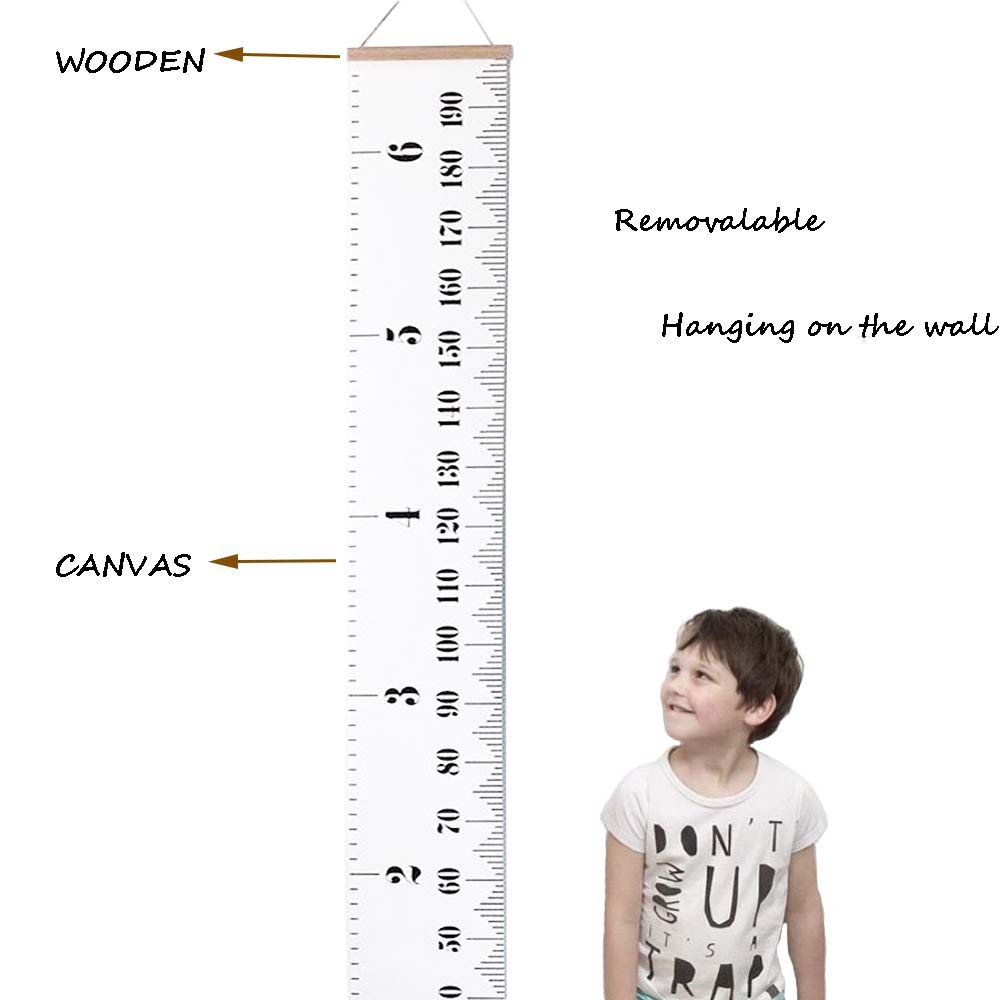 Removable Canvas Height Chart Ruler, Pack of 2 K9926
