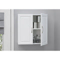 White Stipple Wall Cabinet Y18710