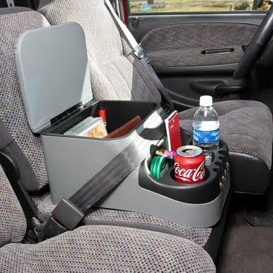 Black Bench Seat or Floor Mount Console B1872