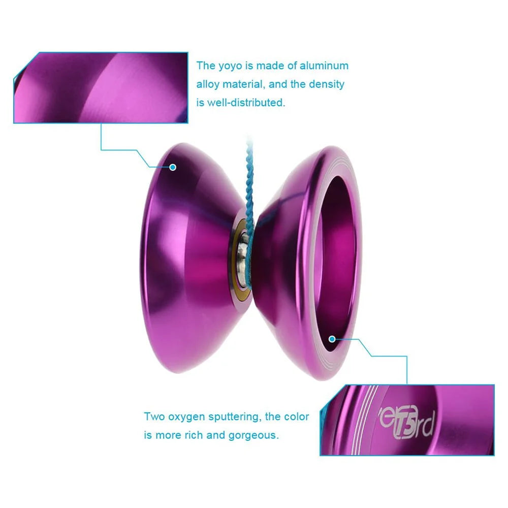 Purple Aluminum Alloy Yoyo C8765