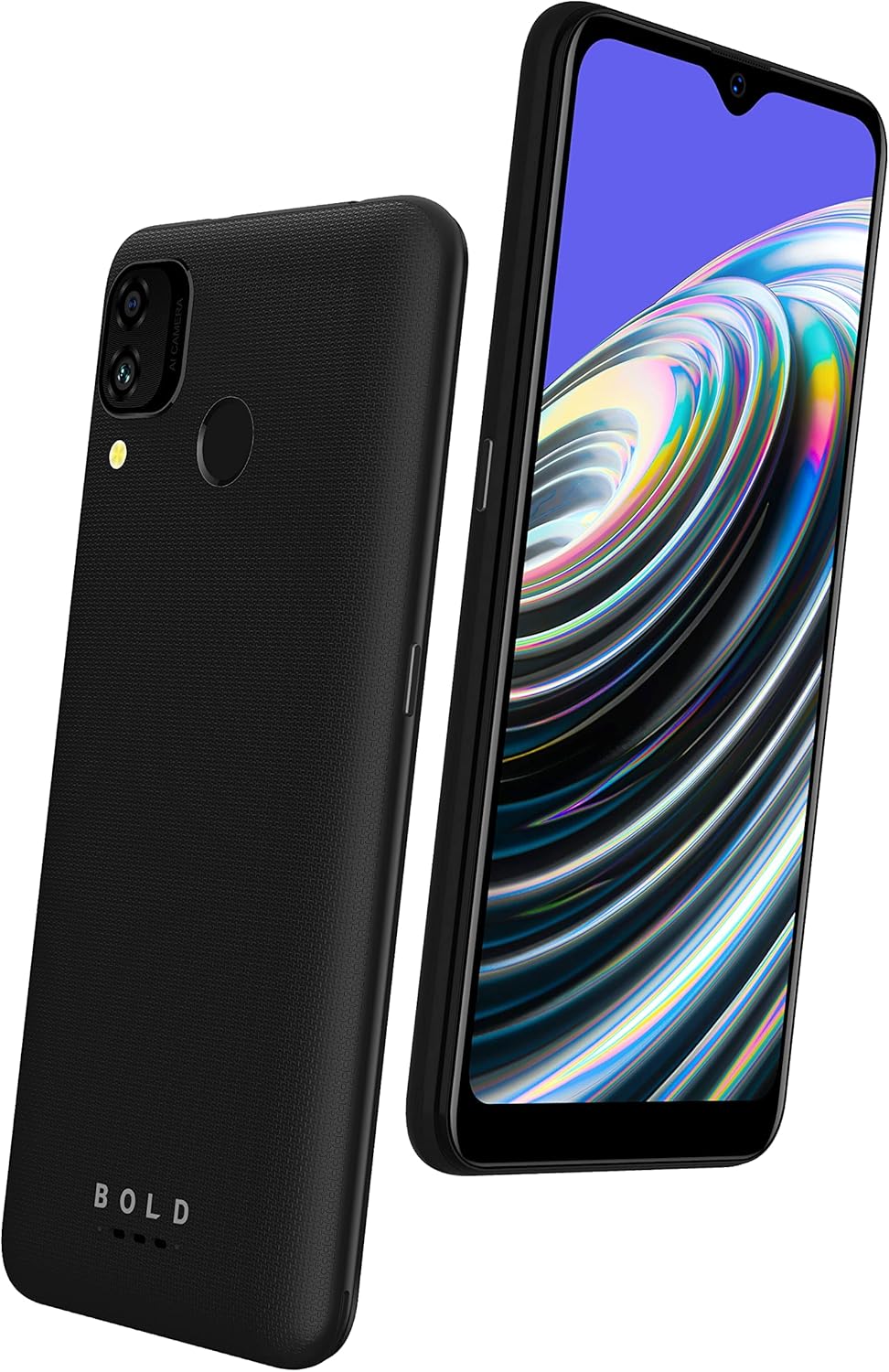 Black 6.1" HD+ Infinity Display 32 GB Dual 13MP Camera Smartphone Q373724