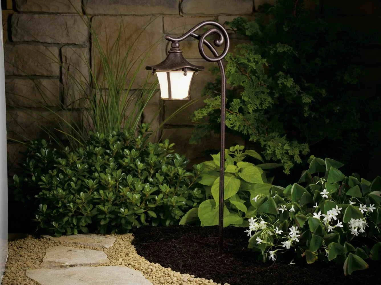Aged Bronze Landscape Path Light M610537