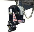 Gooseneck Air Hitch & Coupler, Round 4" Straight Pin 30K Coupler 9" Offset W1690