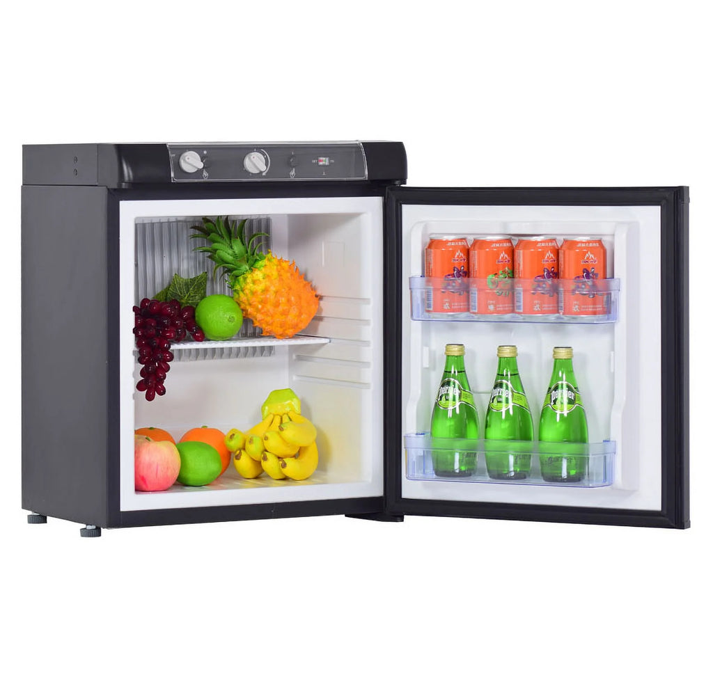 3 Way Propane RV Refrigerator 1.4 Cu.ft Compact Camper Fridge A44654