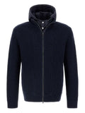 Herno ribbed-knit wool jacket