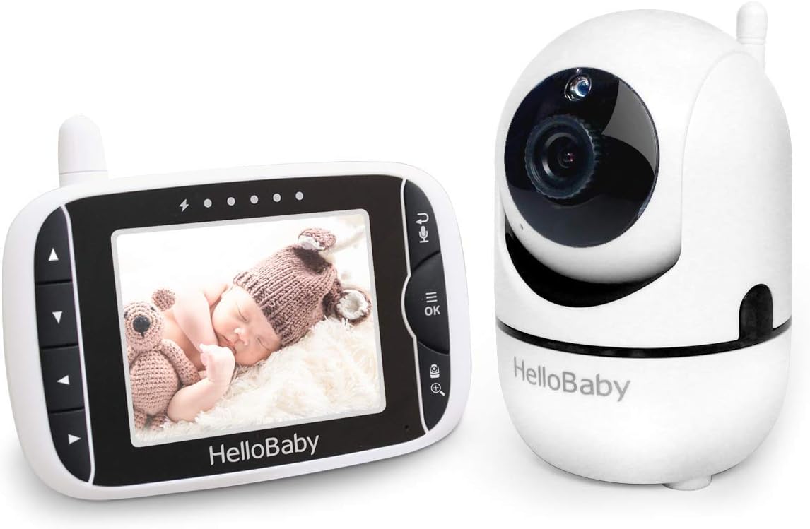 Baby Monitor with 3.2'' LCD Screen and Infrared Night Vision F604564