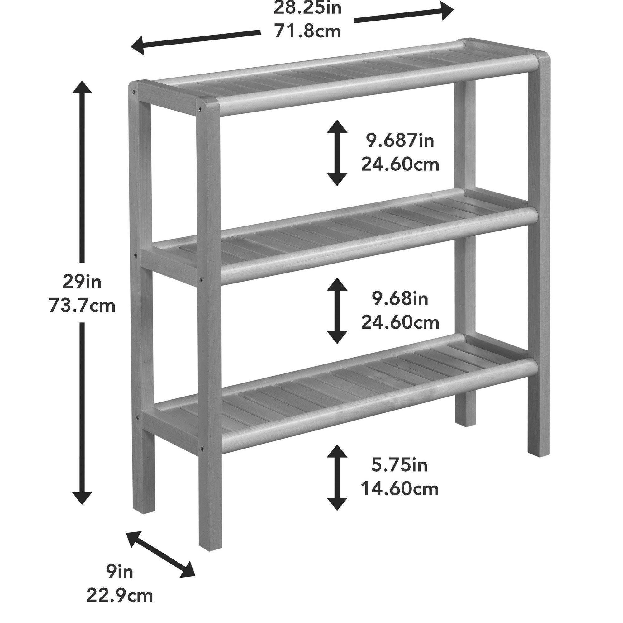29 in. Bookcase with 3 Shelves in Espresso T718684