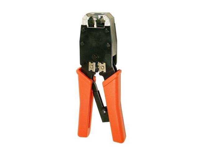 Cat5e UTP Plenum Cable 1000ft Blue with RJ45 Crimp Tool and Plugs Kit O276453