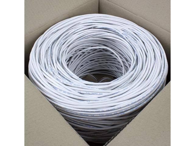 Cat5e Riser 1000ft 24AWG 4 Pair Solid Bare Copper 350MHz UTP V14997