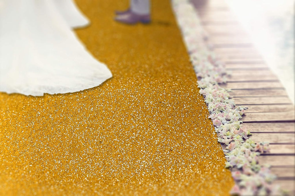 Grey and Silver Glitter Carpet Aisle Runner R195