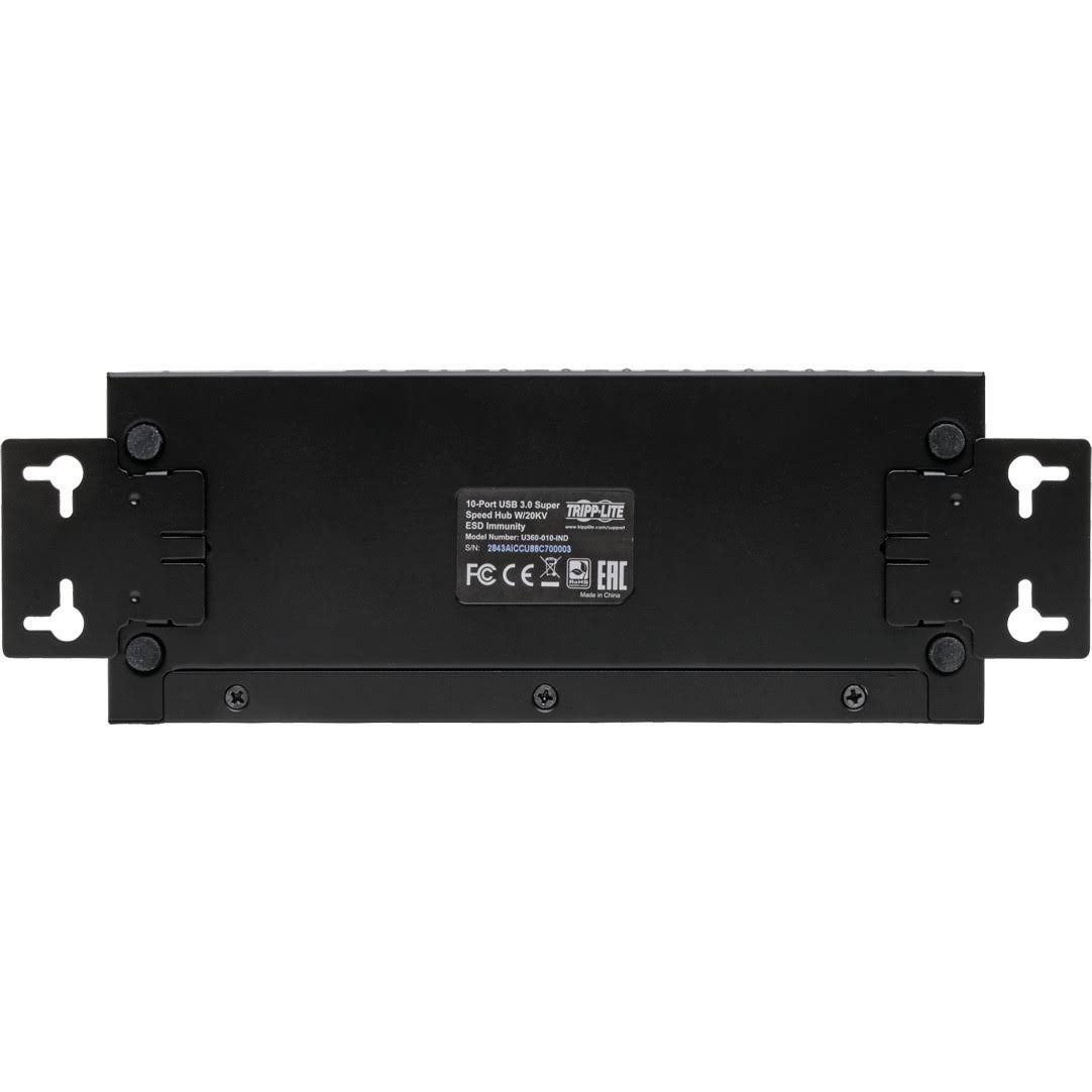 Iron Housing USB 3.0 Mountable Hub with 10 Ports Q689349