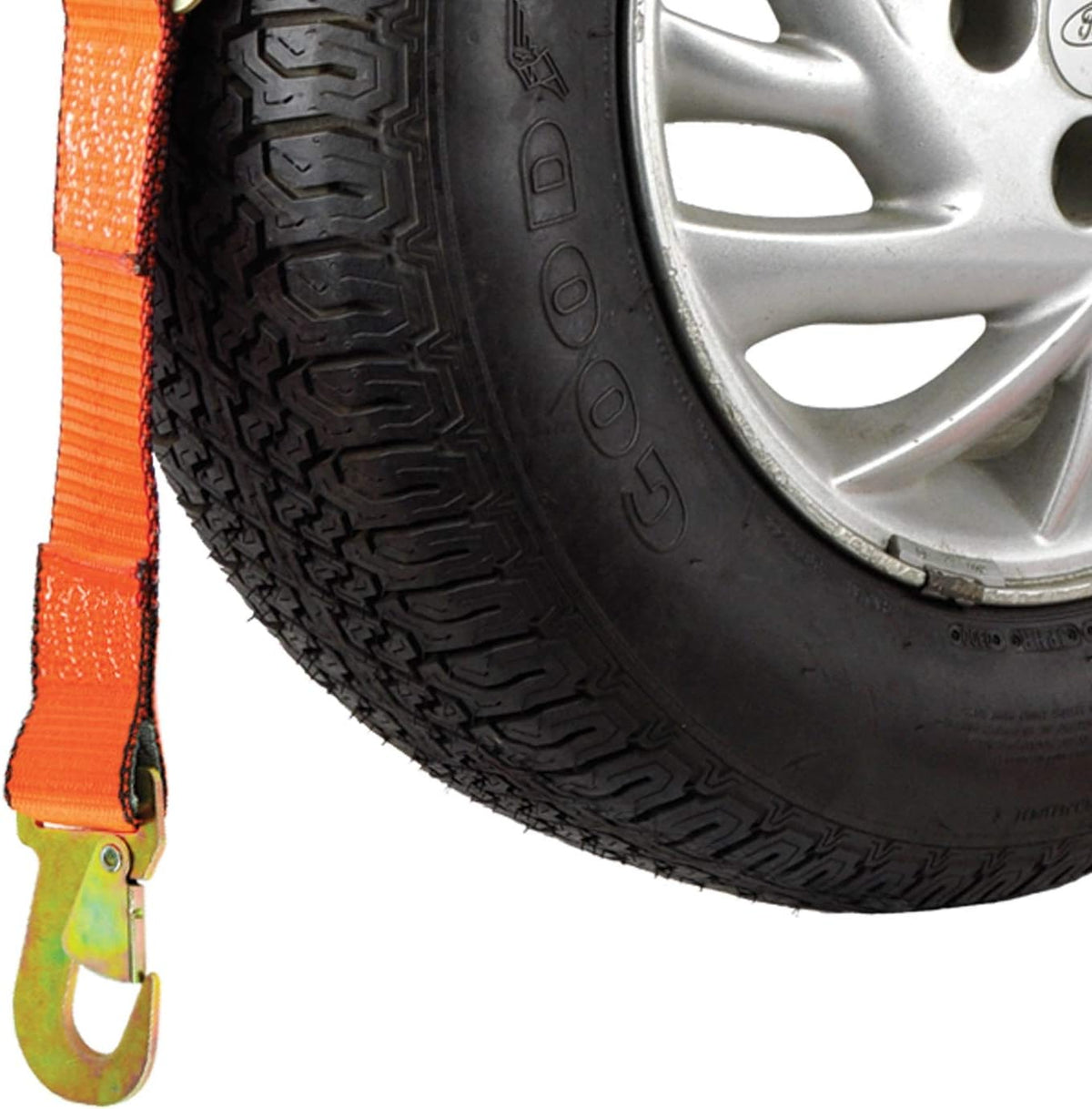 2 Pack Wheel Lift Harnesses with Snap Hooks, 1,600 Pound Safe Working Load E54995