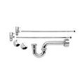 French Gold Lever Handle Compression Supply Kit with Trap H954