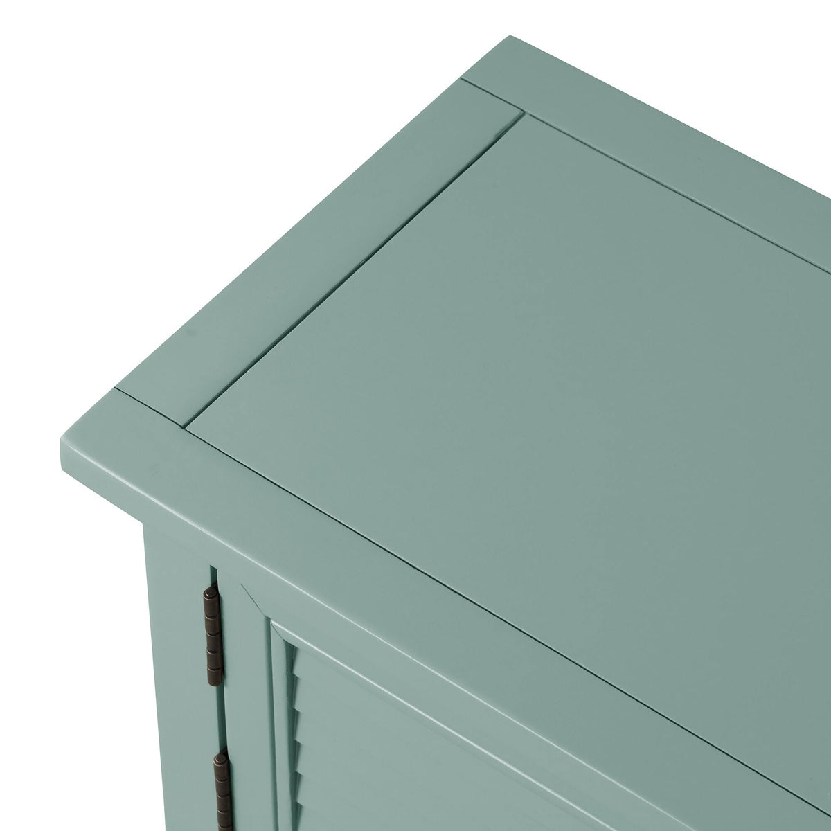 Greige Console Table with 2 Drawers and 2 Cabinets O802865