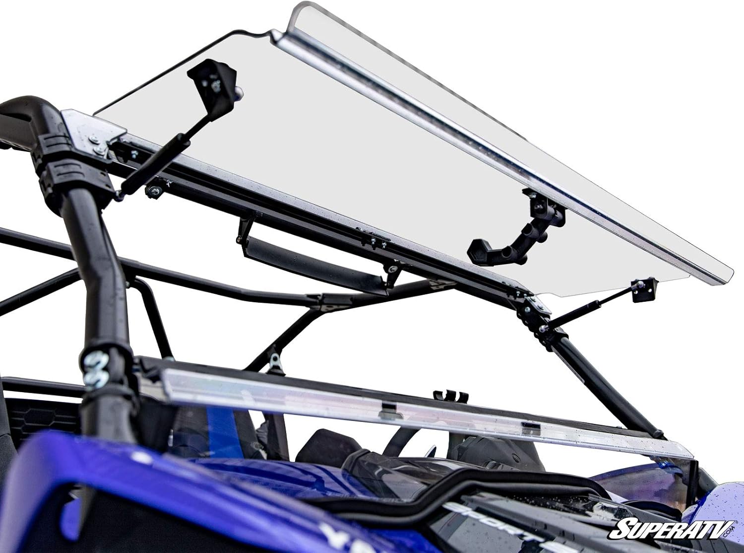 Flip Windshield for Yamaha YXZ, 1/4” Clear Scratch Resistant Polycarbonate C73243