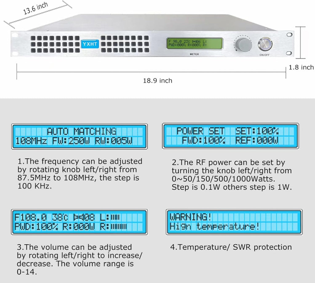 200 Watts FM Transmitter 87.5~108MHz J984086