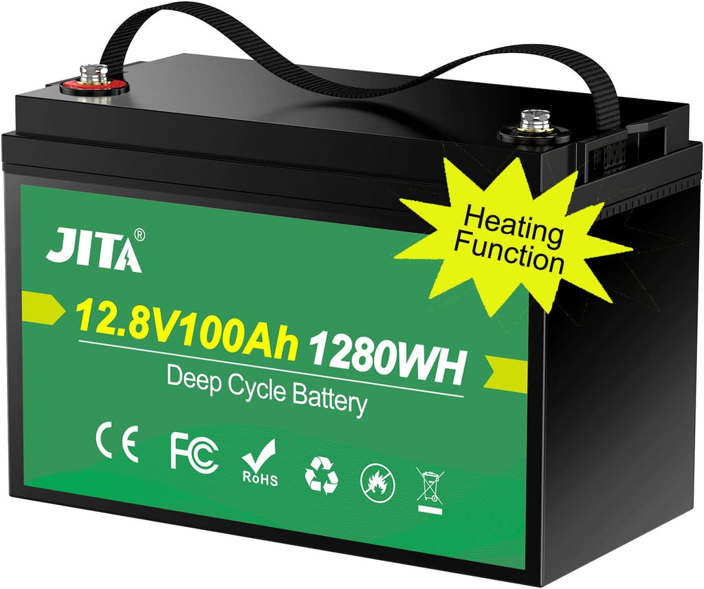 12V 100Ah LifePO4 Lithium Battery with Self Heater P574415