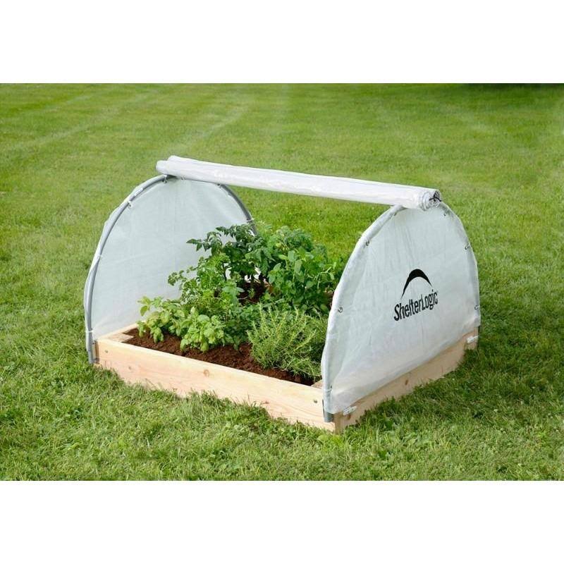 Round Raised Bed Greenhouse with Fully Closable Cover W881