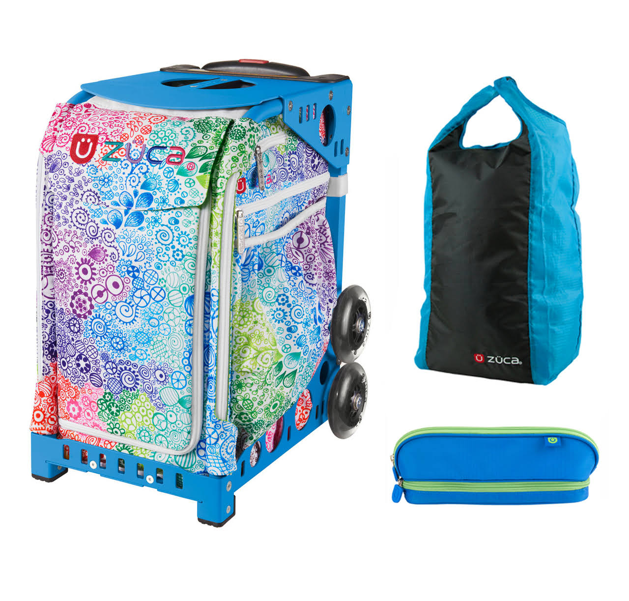 Blue Frame Bag with Stuff Sack and Pencil Case D99614