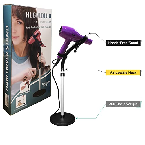 Hair Dryer Stand with Heavy Base D36561