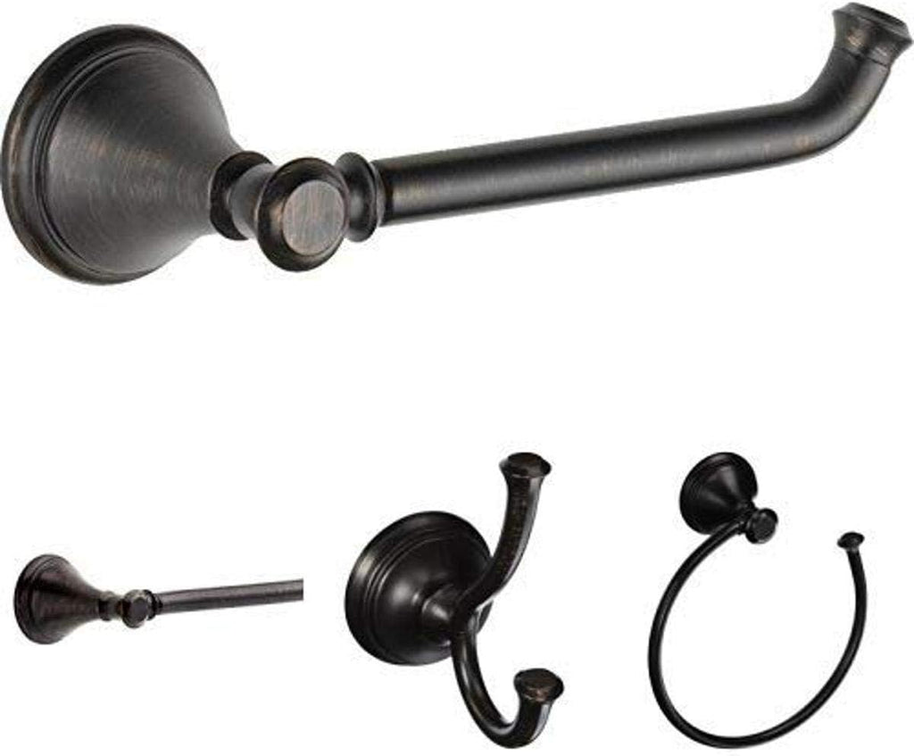 Chrome 4 Piece Bath Hardware Accessory Set M556