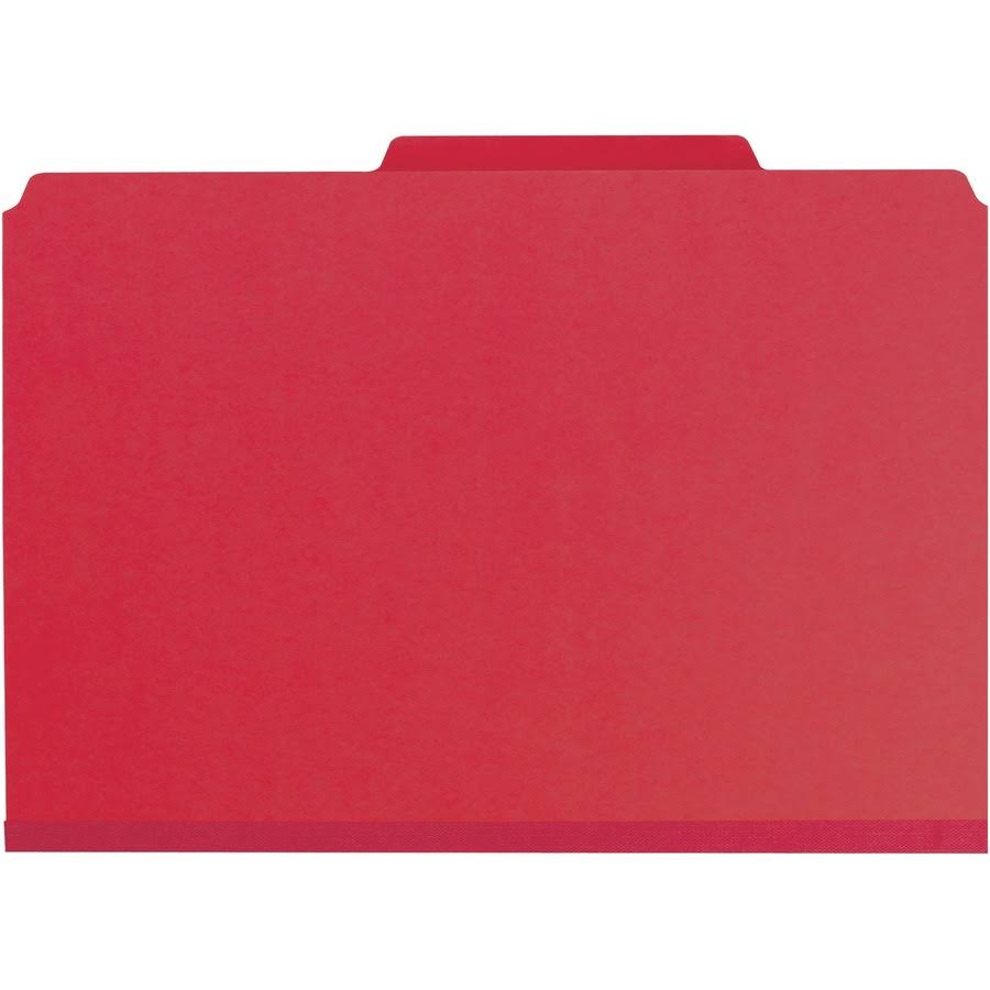 Colored Pressboard Classification Folders with Fastener E58555