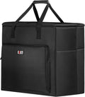Black Double Layer Desktop Computer Tower Carrying Case T768