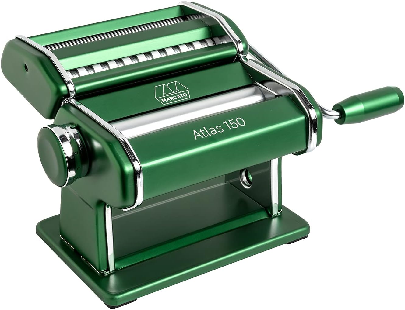 Black Pasta Machine with Pasta Cutter and Hand Crank B349205