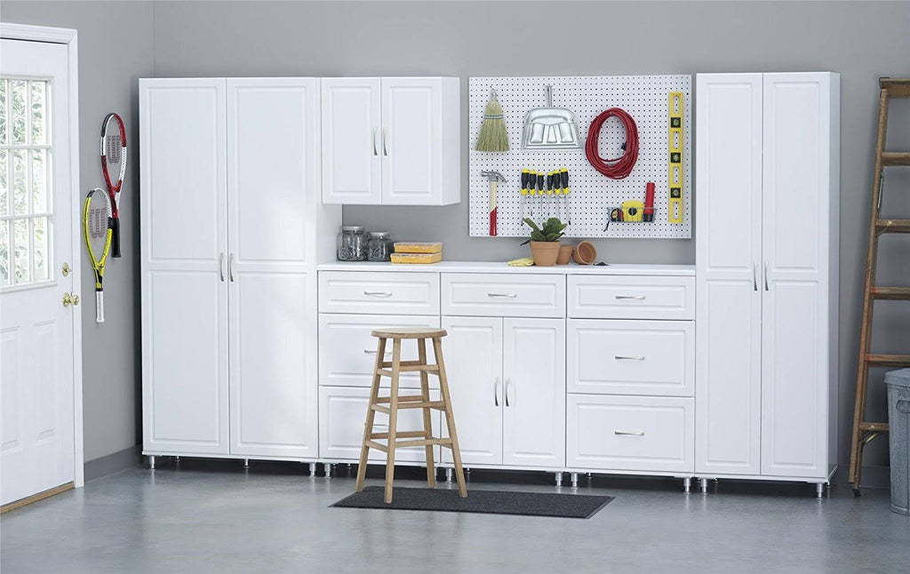 White Stipple Wall Cabinet Y18710