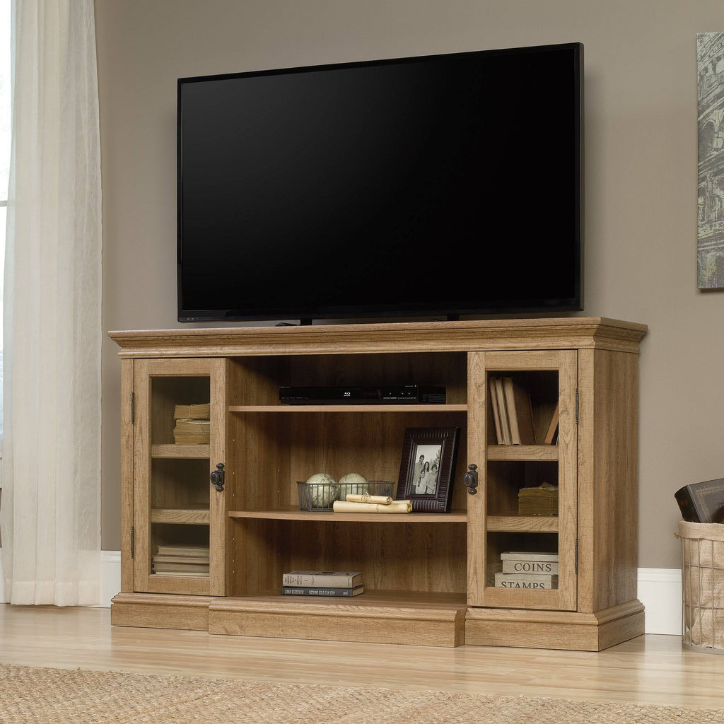 Scribed Oak Entertainment Credenza R252