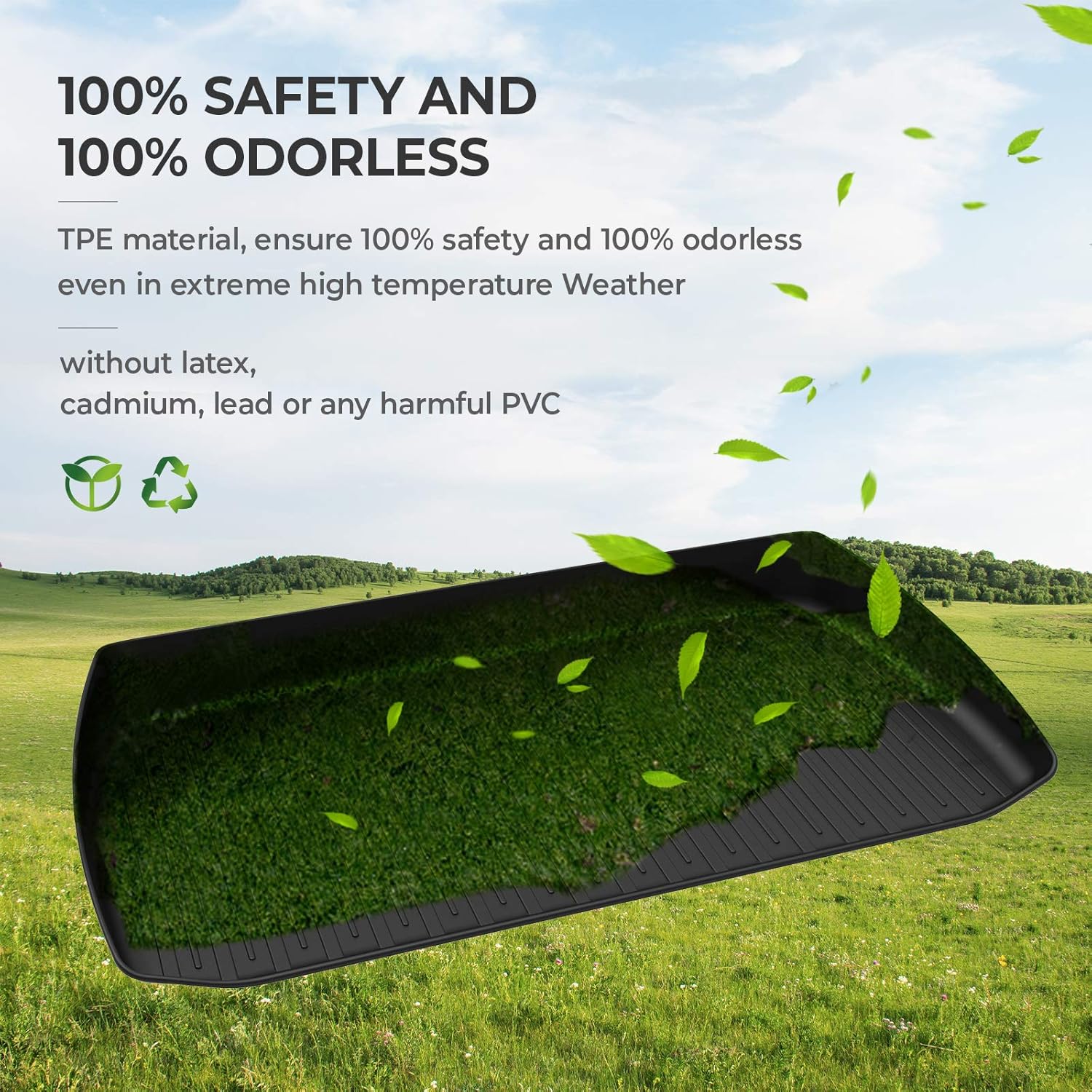 Black Heavy Duty Cargo Liner Trunk Mat G81687