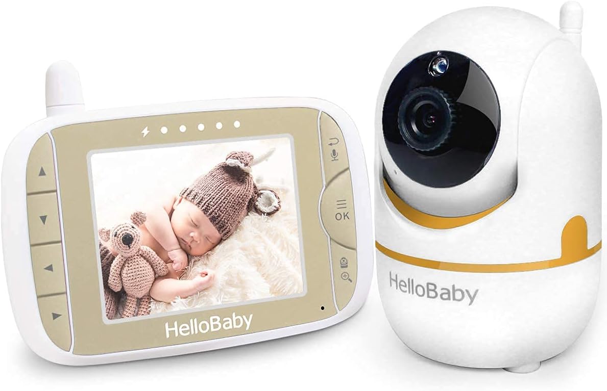Baby Monitor with 3.2'' LCD Screen and Infrared Night Vision F604564