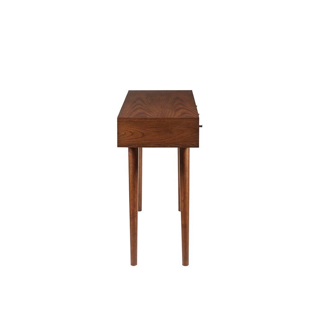 Blue/Pecan 3 Drawer Writing Desk N721652
