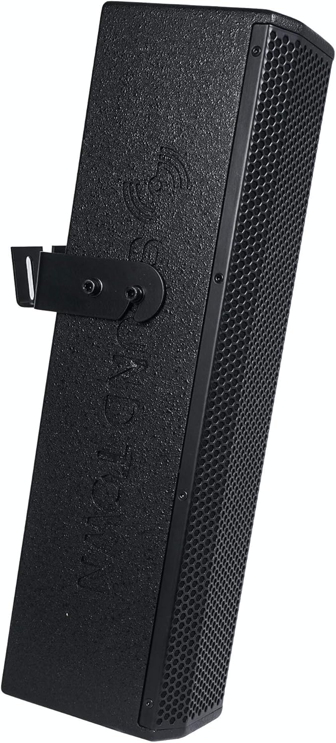 Pair of Passive Wall-Mount Column Mini Line Array Speakers with 4 x 5” Woofers, Black K1100