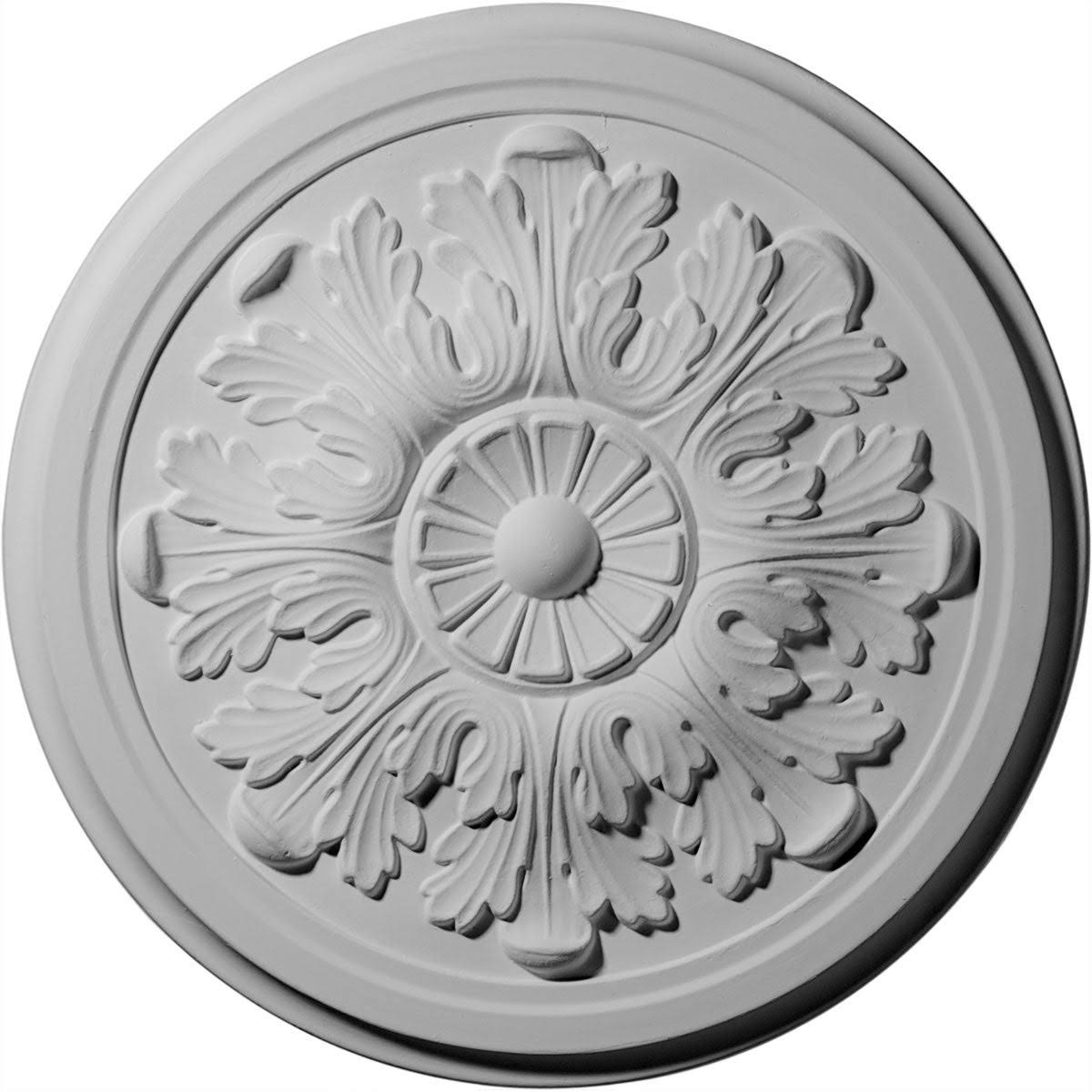 Ultra Pure White Crackle Ceiling Medallion I994871