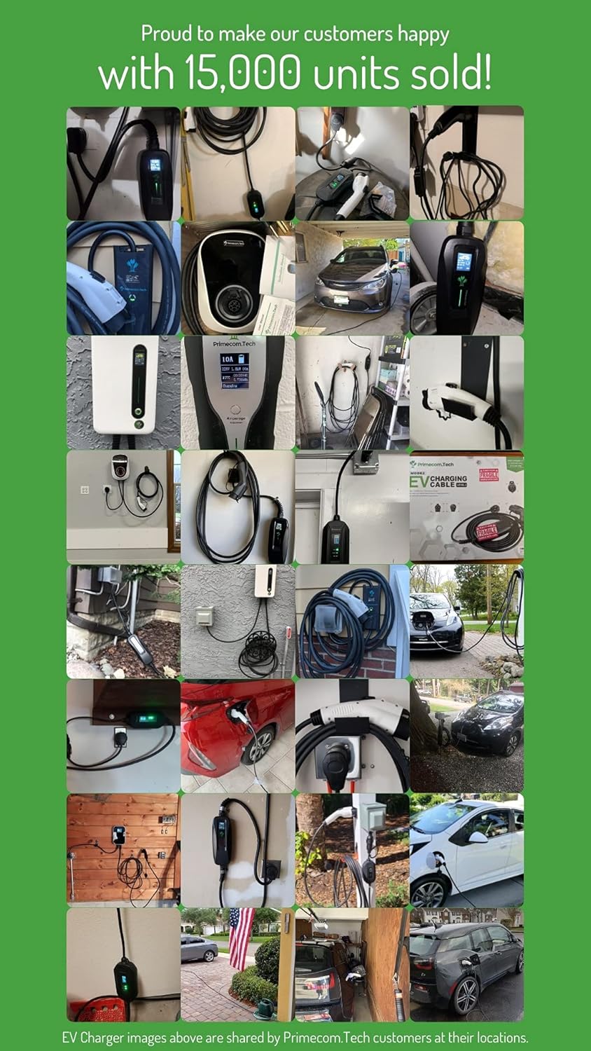 30 Feet Level 2 Electric Vehicle Charger 40 Amp G874332