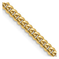 Solid Miami Cuban Link Chain with Lobster Clasp Q6267
