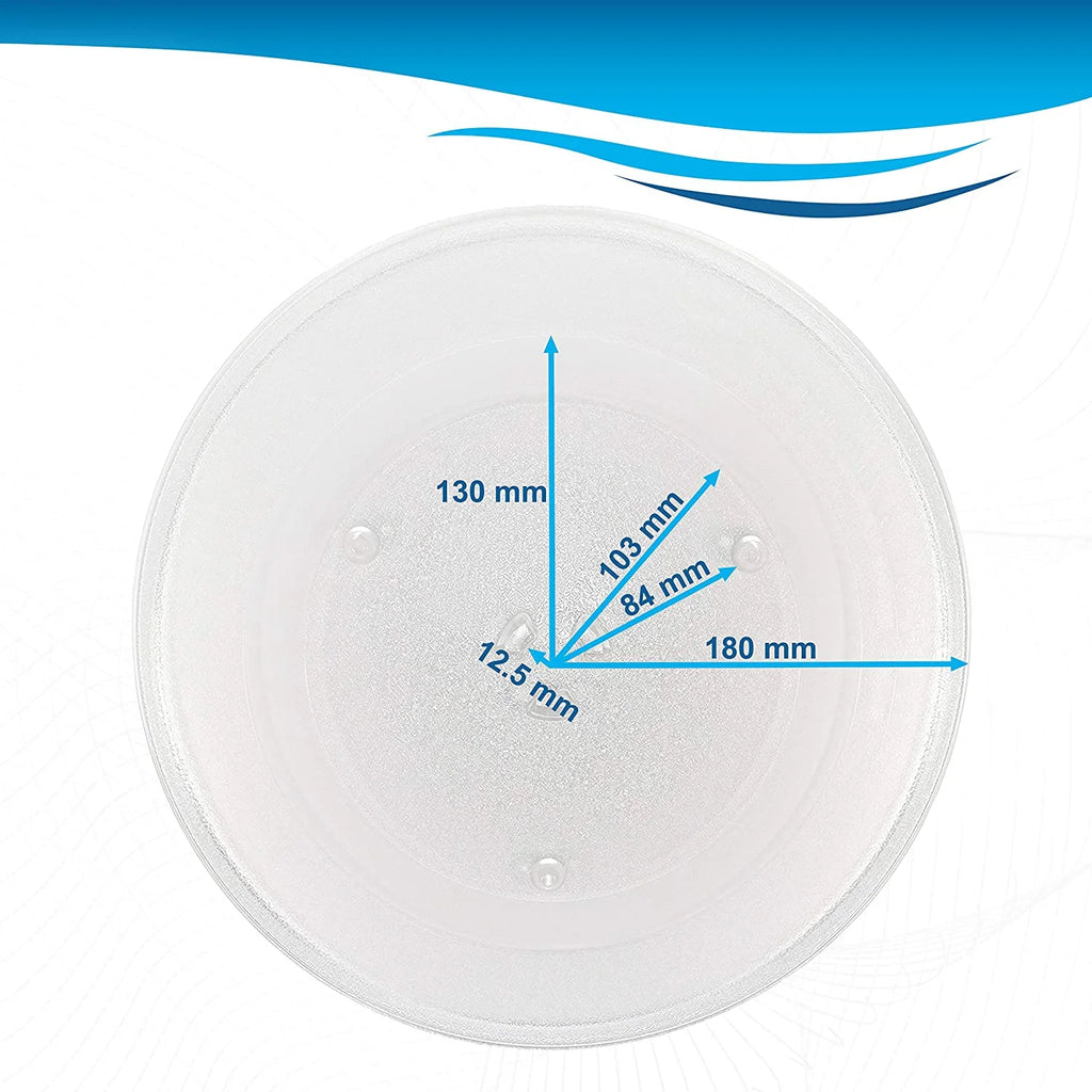 14-1/8 inch Glass Turntable Tray for Microwave C7428