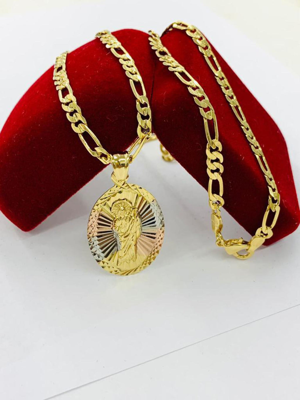 20" Gold Filled Saint Jude Pendant Necklace Z180
