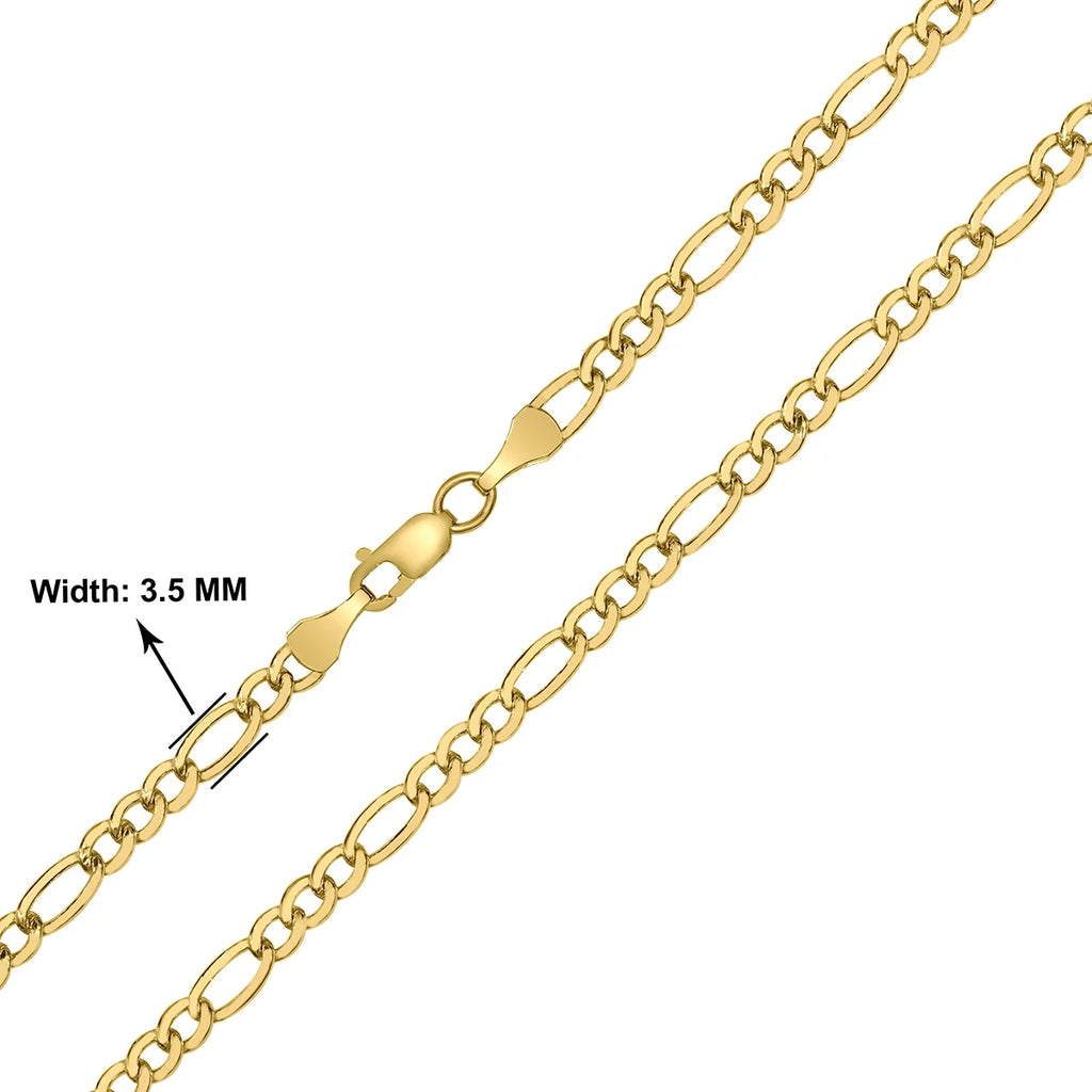 18 Inch 14K Yellow Gold Filled Figaro Chain with Lobster Clasp S924061