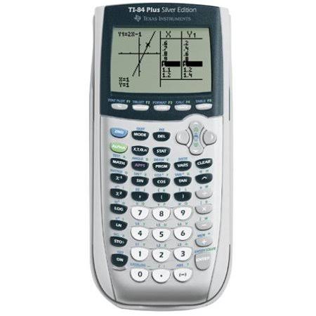 Refurbished Texas Instruments Ti-84 Plus Silver Edition Graphing Calculator R237670
