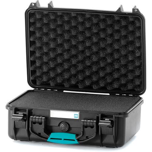 Black Hard Case with Foam, Watertight Z312