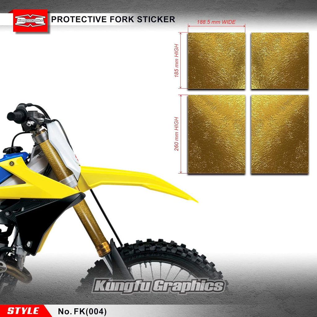 Black Upper Mid Fork Tube Decal Kit (Pack of 4) B96018