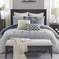 King Ivory Cotton Comforter Set 9 Piece X238843