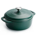 Enameled Cast Iron Dutch Oven Pot with Lid 3-Quart (Red) G125