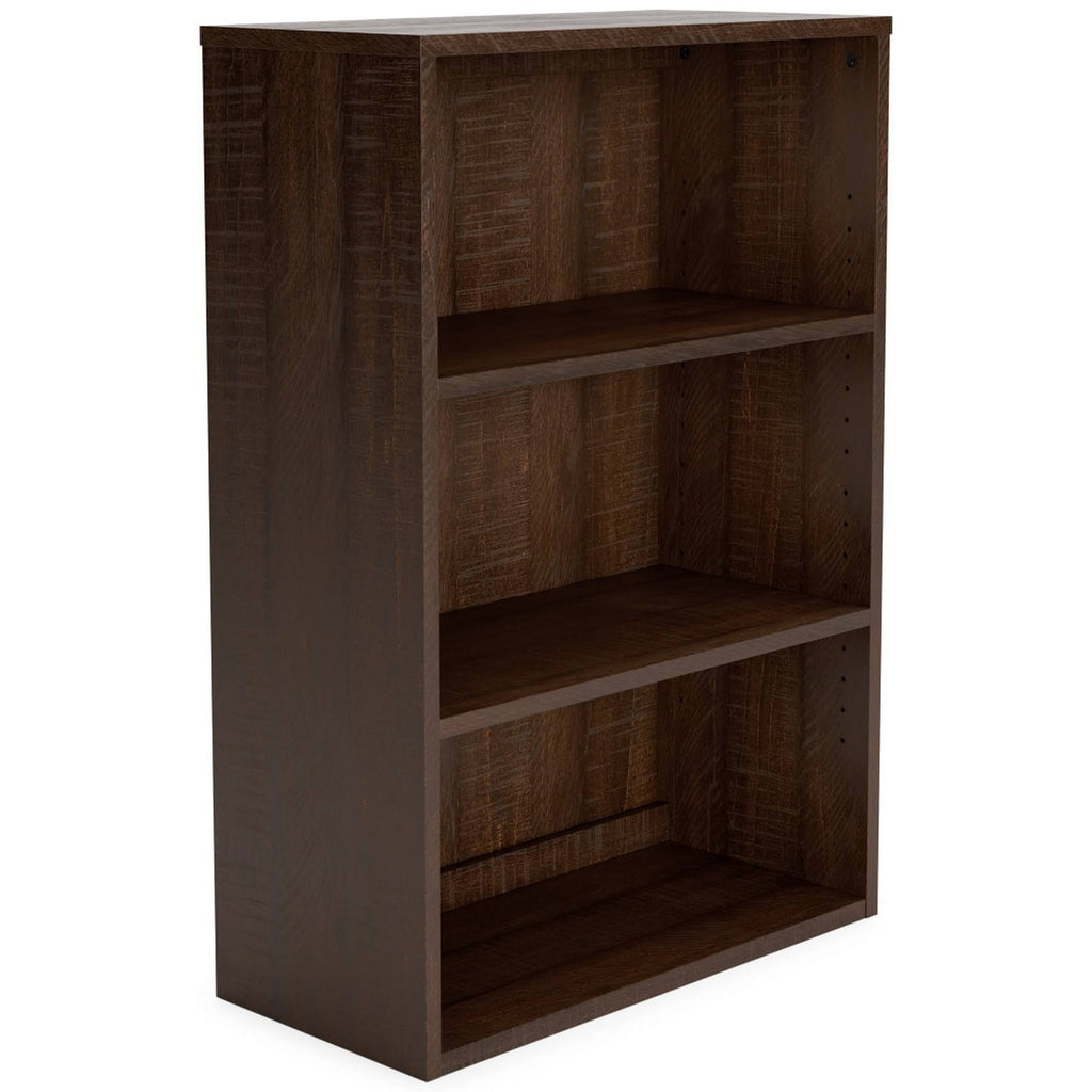 Medium Bookcase with 2 Adjustable Shelves, Dark Brown U370629