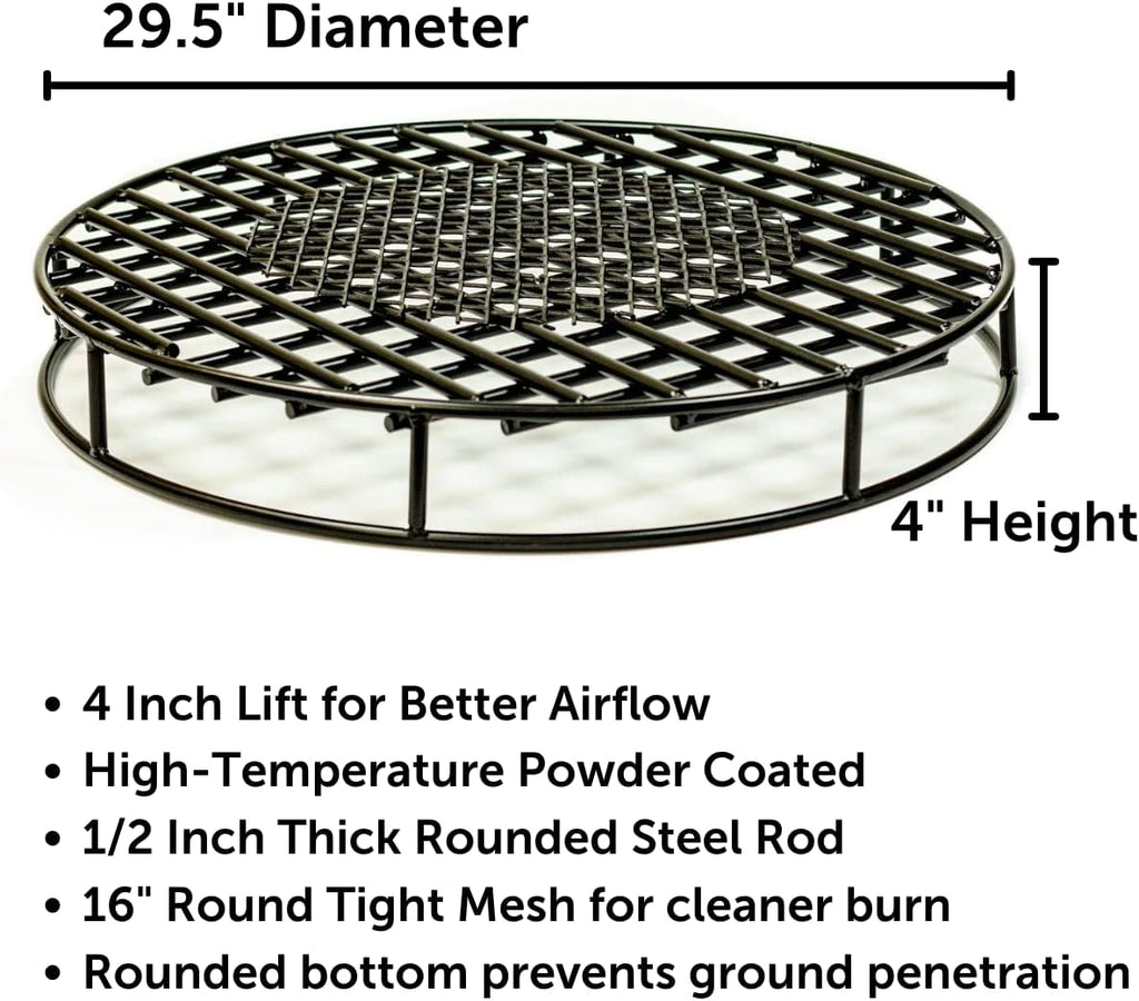 28 Inch Diameter Heavy Duty Steel Fire Pit Grate Y717