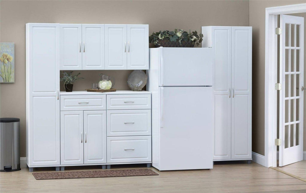 White Stipple Wall Cabinet Y18710